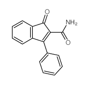 1H-Indene-2-carboxamide,1-oxo-3-phenyl-结构式