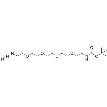 Boc-NH-PEG4-azide structure