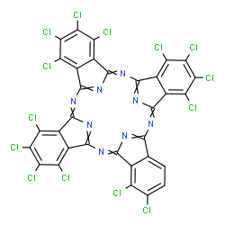 tetradecachloro-29H,31H-phthalocyanine结构式