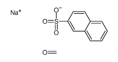 sodium,formaldehyde,naphthalene-2-sulfonate Structure