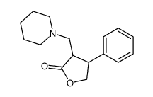 4-phenyl-3-(piperidin-1-ylmethyl)oxolan-2-one结构式