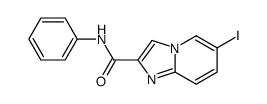 6-iodo-N-phenylimidazo[1,2-a]pyridine-2-carboxamide结构式