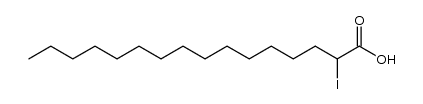 α-iodopalmitic acid Structure