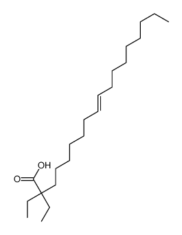 2,2-diethyloctadec-9-enoic acid Structure