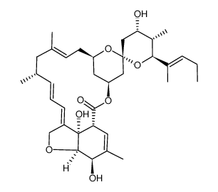 (6R,23S,25S)-5-O-Demethyl-28-deoxy-6,28-epoxy-23-hydroxy-25-(1-methyl-1-butenyl)milbemycin B picture