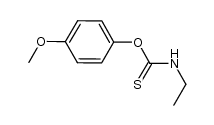 N-ethyl O-(p-methoxyphenyl)thiocarbamate结构式