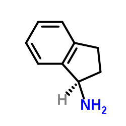 (1S)-1-Indanamine Structure