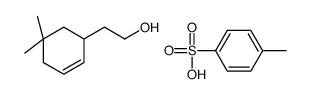 2-(5,5-dimethylcyclohex-2-en-1-yl)ethanol,4-methylbenzenesulfonic acid Structure