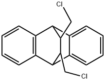 11,12-bis(chloromethyl)-9,10-dihydro-9,10-ethanoanthracene structure