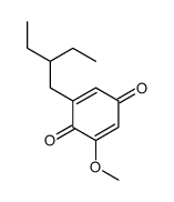 2-(2-ethylbutyl)-6-methoxycyclohexa-2,5-diene-1,4-dione结构式