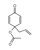 1-allyl-4-oxocyclohexa-2,5-dienylethanoate结构式