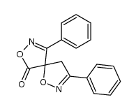 3,9-diphenyl-1,7-dioxa-2,8-diaza-spiro[4.4]nona-2,8-dien-6-one结构式