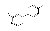 p-tolyl-4 bromo-2 pyridine结构式