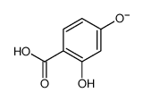 2-carboxy-5-hydroxyphenolate结构式