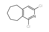 5H-CYCLOHEPTA[C]PYRIDINE, 1,3-DICHLORO-6,7,8,9-TETRAHYDRO- structure