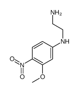 N'-(3-methoxy-4-nitrophenyl)ethane-1,2-diamine结构式