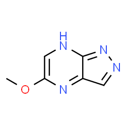 1H-Pyrazolo[3,4-b]pyrazine,5-methoxy-(9CI) Structure