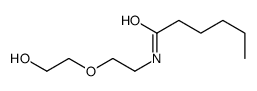 N-[2-(2-hydroxyethoxy)ethyl]hexanamide Structure