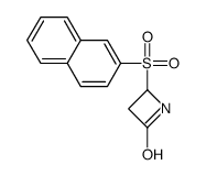 4-naphthalen-2-ylsulfonylazetidin-2-one Structure