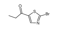 1-(2-bromo-thiazol-5-yl)-propan-1-one Structure