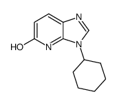 3-cyclohexyl-3H-imidazo[4,5-b]pyridin-5-ol Structure