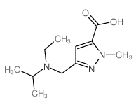 3-((ETHYL(ISOPROPYL)AMINO)METHYL)-1-METHYL-1H-PYRAZOLE-5-CARBOXYLIC ACID picture