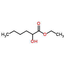 Ethyl 2-hydroxyhexanoate structure