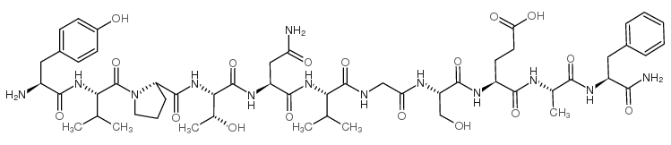 (Tyr27)-α-CGRP (27-37) (canine, mouse, rat) structure