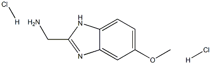 [(5-methoxy-1H-benzimidazol-2-yl)methyl]amine dihydrochloride Structure
