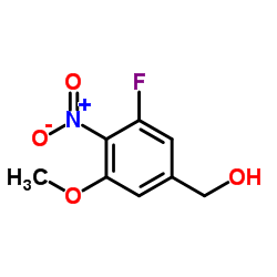 (3-Fluoro-5-methoxy-4-nitrophenyl)methanol Structure