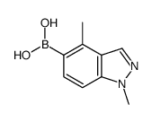 1,4-Dimethyl-1H-indazole-5-boronic acid structure