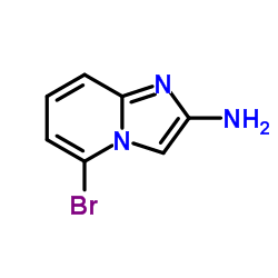 5-Bromoimidazo[1,2-a]pyridin-2-amine structure