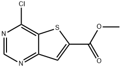 methyl 4-chlorothieno[3,2-d]pyrimidine-6-carboxylate structure