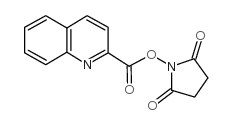 QUINALDIC ACID SUCCINIMIDE ESTER Structure