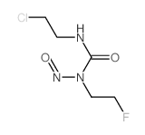 Urea,N'-(2-chloroethyl)-N-(2-fluoroethyl)-N-nitroso- Structure