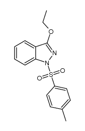 3-ethoxy-1-tosyl-1H-indazole结构式