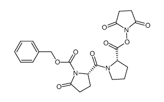 N-benzyloxycarbonyl-L-pyroglutamyl-L-proline-N-hydroxysuccinimide ester Structure