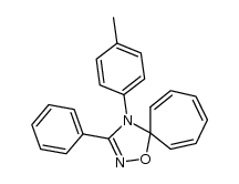 3-phenyl-4-(p-tolyl)-1-oxa-2,4-diazaspiro[4.6]undeca-2,6,8,10-tetraene结构式