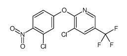 3-chloro-2-(3-chloro-4-nitrophenoxy)-5-(trifluoromethyl)pyridine Structure