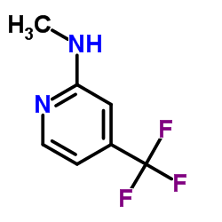 N-Methyl-4-(trifluoromethyl)-2-pyridinamine Structure