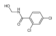 2,4-dichloro-N-(hydroxymethyl)benzamide Structure