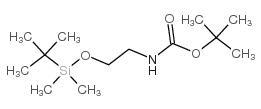 TERT-BUTYL 2-(TERT-BUTYLDIMETHYLSILYLOXY)ETHYLCARBAMATE structure