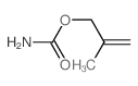 2-Propen-1-ol,2-methyl-, 1-carbamate结构式