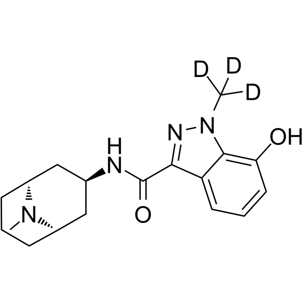 7-Hydroxy Granisetron-d3 Structure