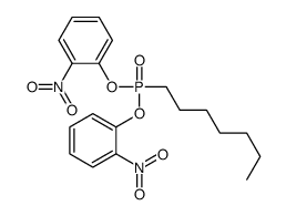 1-[heptyl-(2-nitrophenoxy)phosphoryl]oxy-2-nitrobenzene Structure