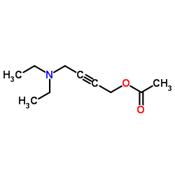 乙酸4-(二乙氨基)-2-丁炔醇酯结构式