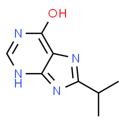 6H-Purin-6-one,1,7-dihydro-8-(1-methylethyl)- (9CI) picture