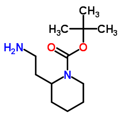 2-(Aminoethyl)-1-N-Boc-piperidine structure