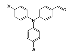 Bis(4-bromophenyl)(4-formylphenyl)amine Structure