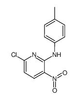 6-chloro-3-nitro-N-p-tolylpyridin-2-amine Structure